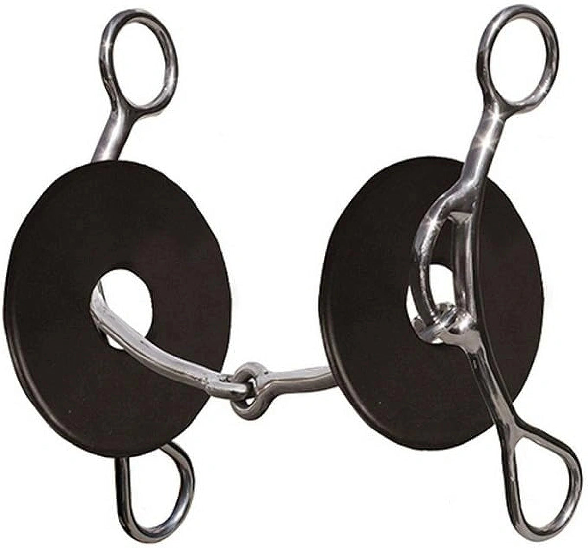 Professional's Choice Brittany 5" Shank Snaffle Gag Horse Bit - Sweet Iron Mouthpiece