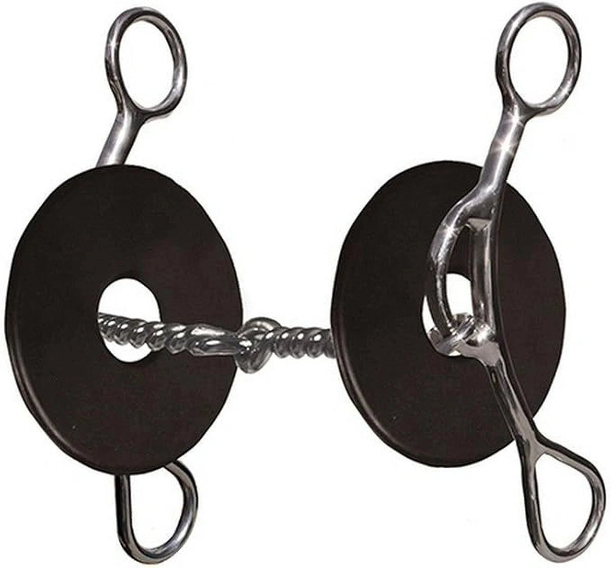 Professional's Choice Brittany Pozzi 5 Inch Shank Medium Twist Gag Bit - Short Shank Horse Bit