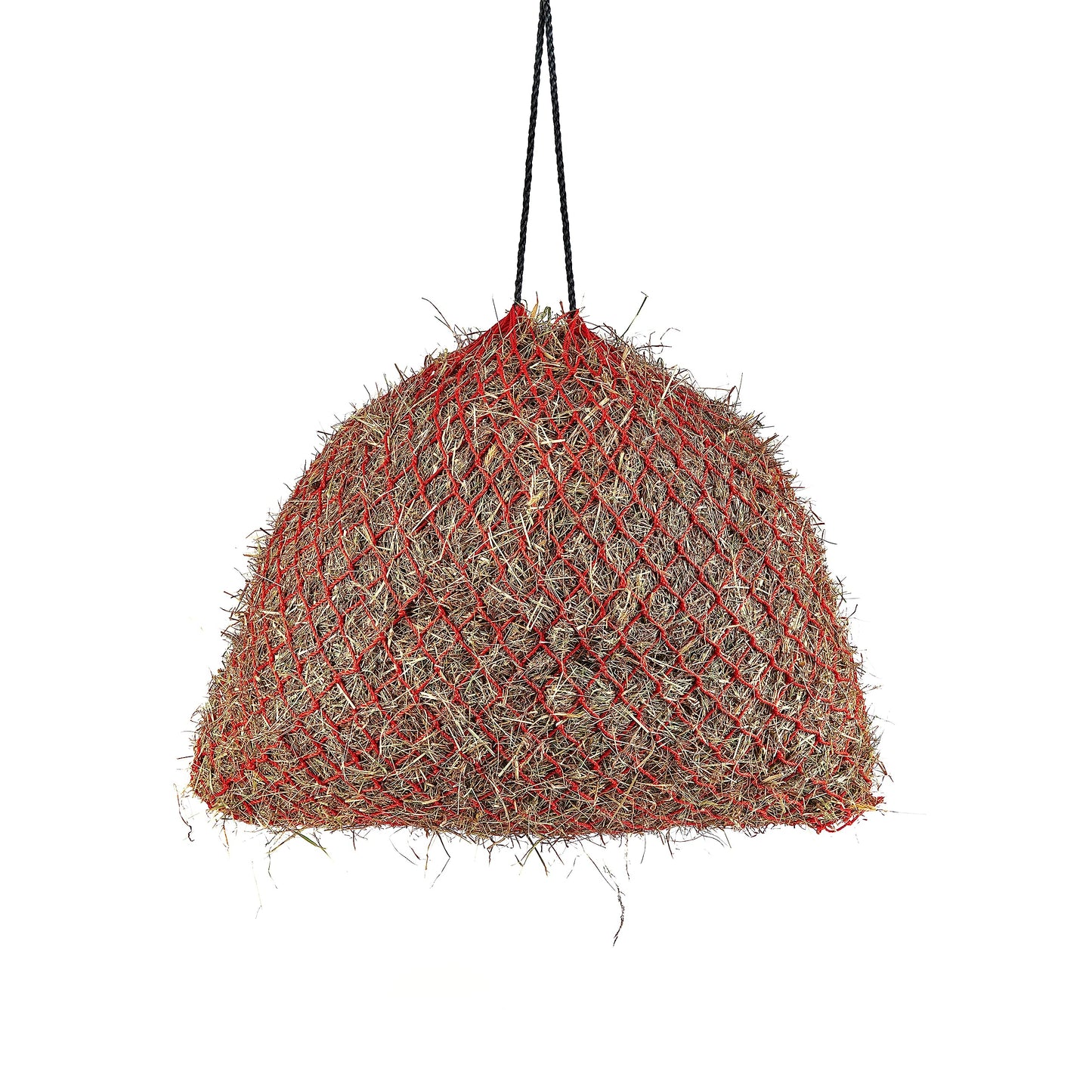 Shires Greedy Feeder Net - Slow Feed Horse Hay Net - 1.25-inch (3cm) Mesh Holes - Durable Nylon Construction