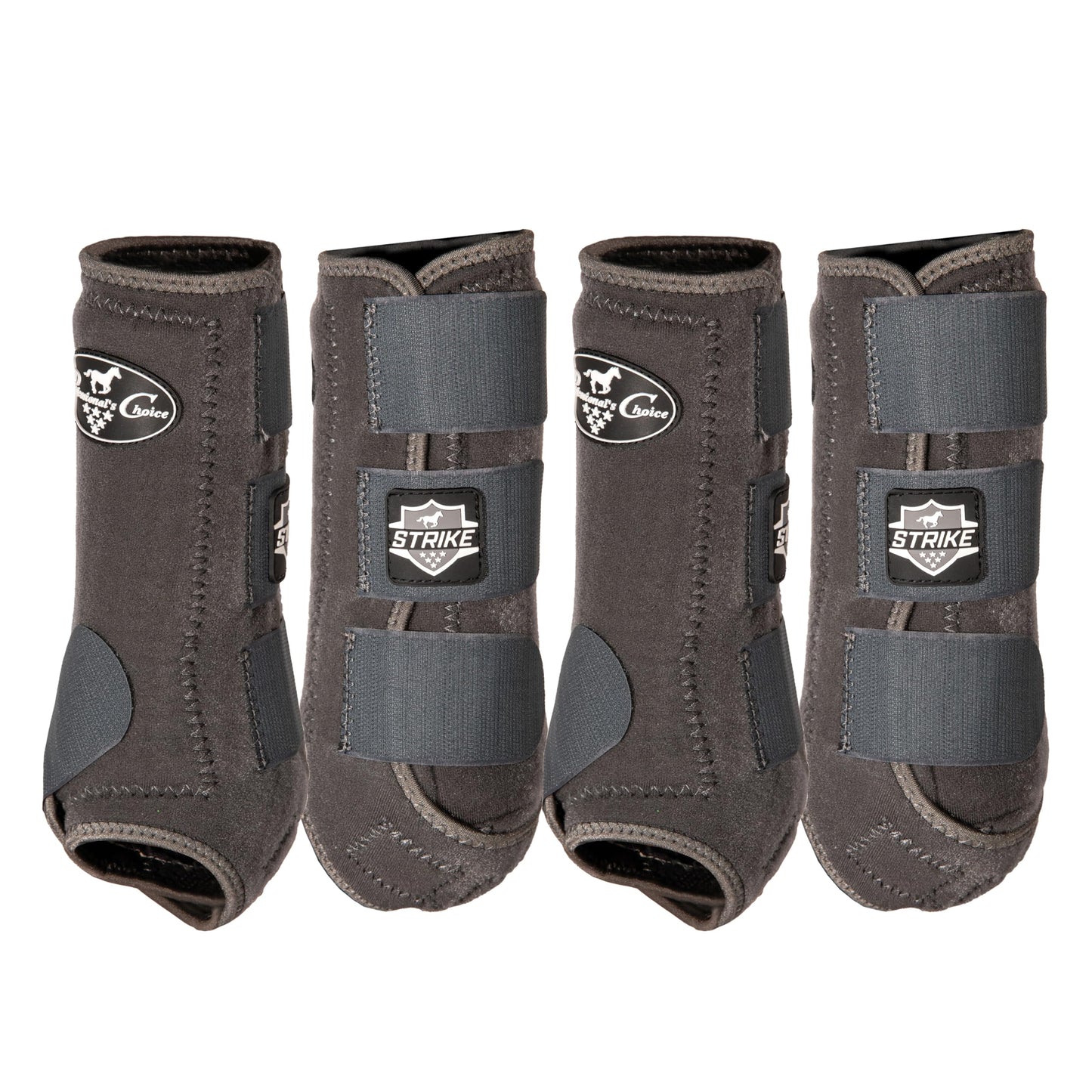 Professional's Choice Strike Sports Medicine Horse Boots (4-Pack) - 2XCool Lining & TPU Strike Shell - Multiple Sizes