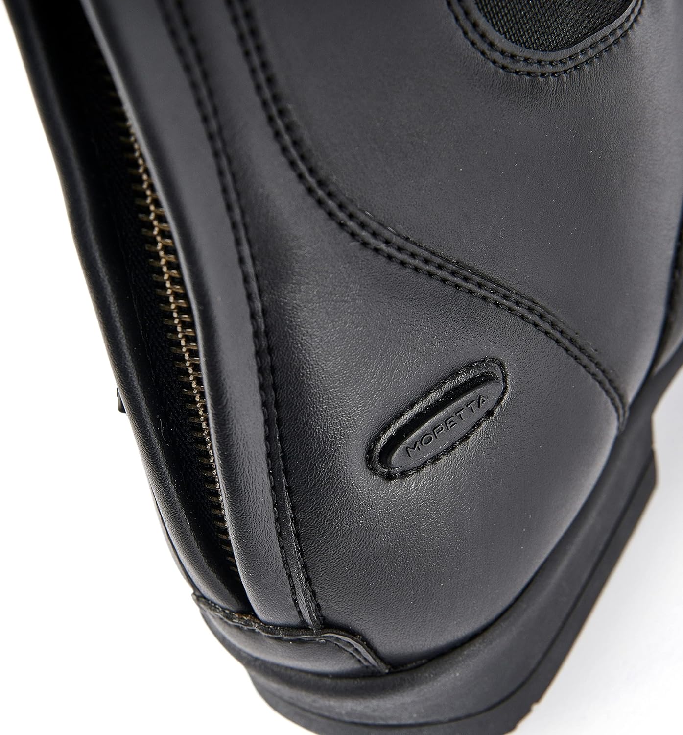 Shires Moretta Anita Women's Synthetic Leather Paddock Riding Boots - Mock Lace, Rear Zip, WickAway - Multiple Sizes