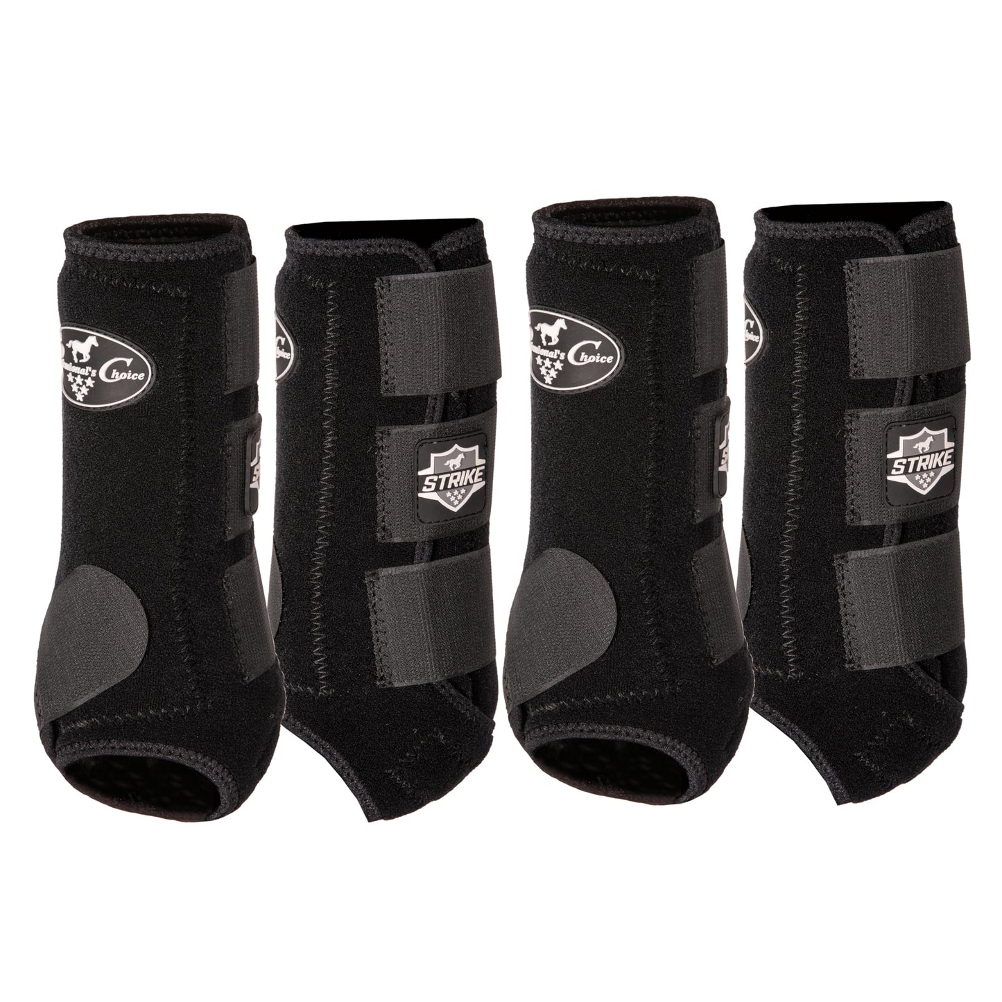 Professional's Choice Strike Sports Medicine Horse Boots (4-Pack) - 2XCool Lining & TPU Strike Shell - Multiple Sizes