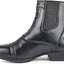 Shires Moretta Anita Women's Synthetic Leather Paddock Riding Boots - Mock Lace, Rear Zip, WickAway - Multiple Sizes