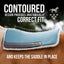 Professional's Choice 100% Wool Felt Contoured Saddle Pad - Pressure Relief & Comfort