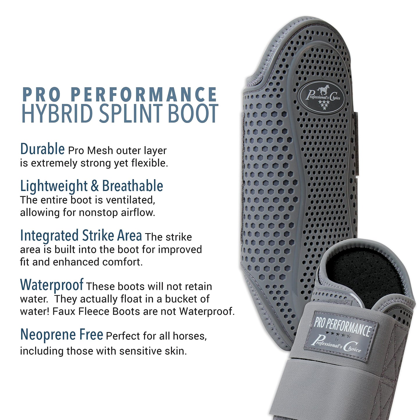 Pro Performance Hybrid Splint Boots | Durable, Waterproof Horse Leg Protection
