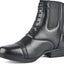 Shires Moretta Anita Women's Synthetic Leather Paddock Riding Boots - Mock Lace, Rear Zip, WickAway - Multiple Sizes