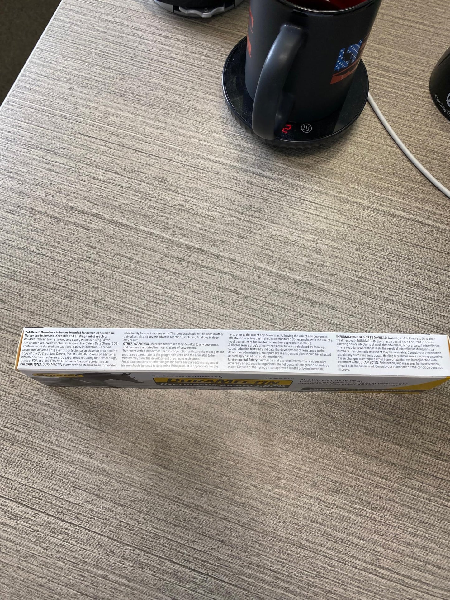 durvet Duramectin Ivermectin Paste 1.87% for Horses, 0.21 oz (Pack of 2)