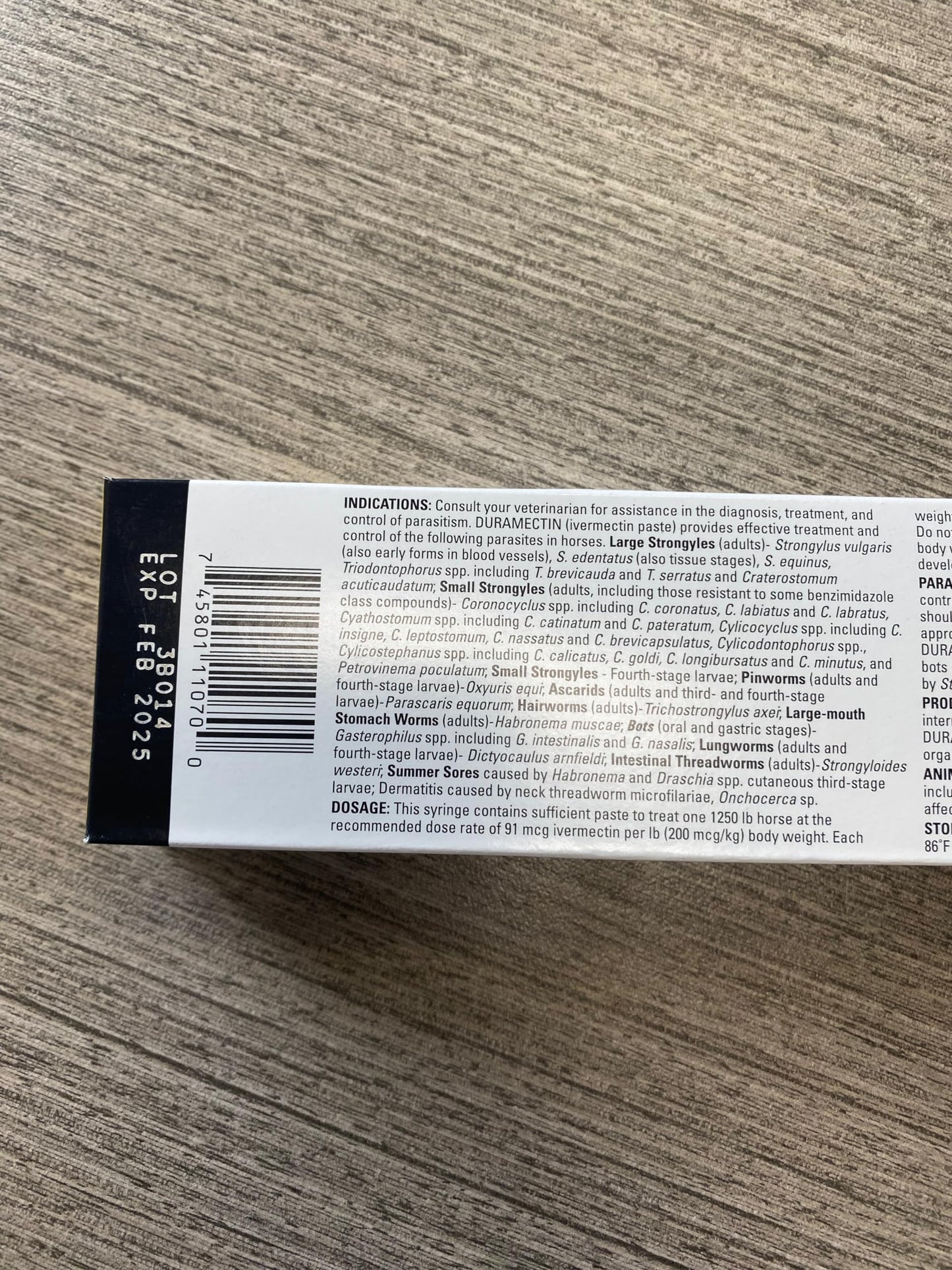 durvet Duramectin Ivermectin Paste 1.87% for Horses, 0.21 oz (Pack of 2)