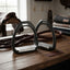 Lifestyle photo of Toklat Carbon Flex Stirrups - Black with Stainless Steel Pads - Lightweight Shock-Absorbing Performance Gear