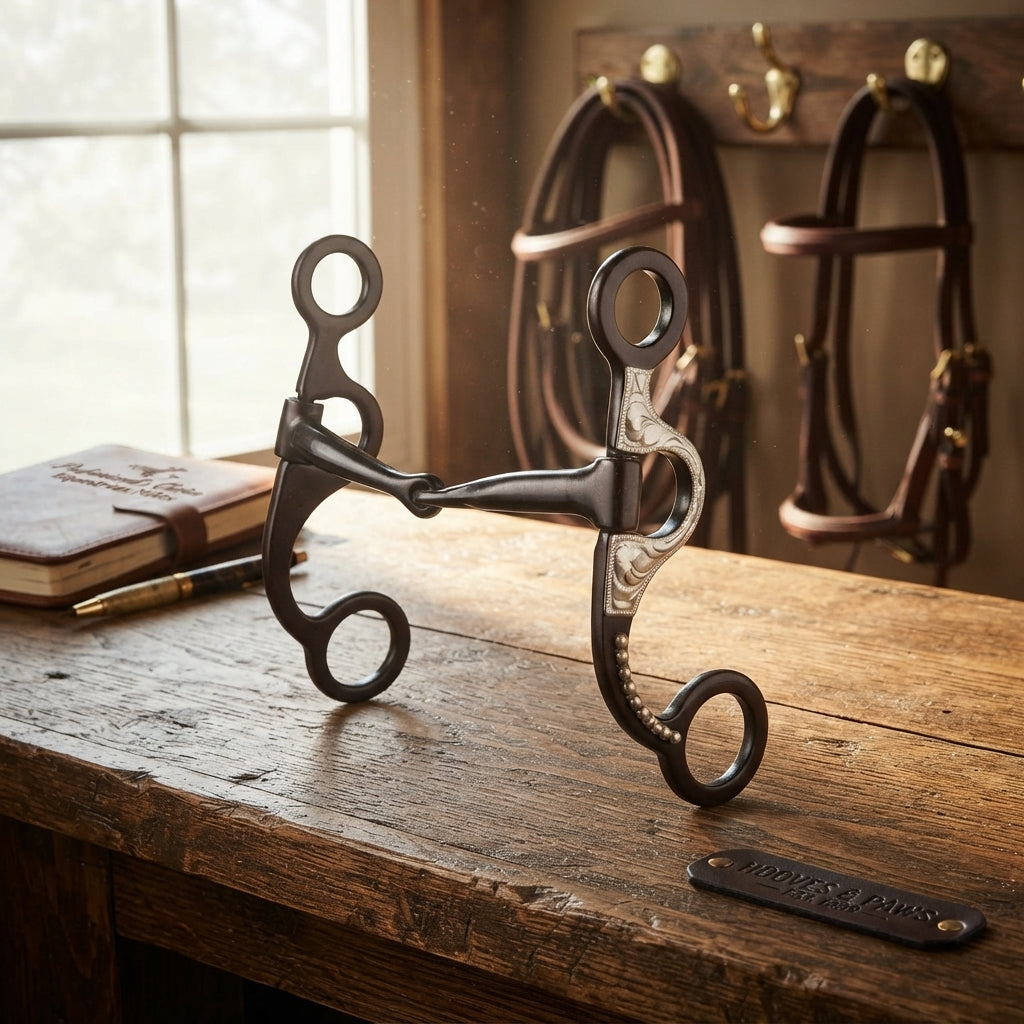 Lifestyle photo of Professional's Choice Bob Avila Cambria Snaffle Bit 5" Mouth