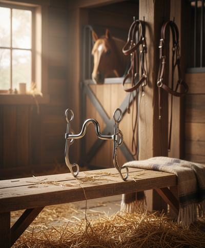 AV Daisy Medium Port Horse Bit - Equestrian Mouthpiece