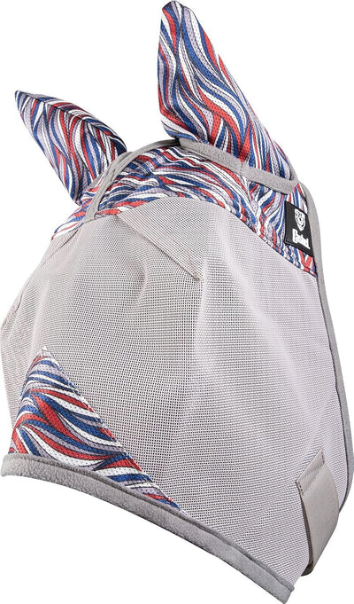 Cashel Crusader Fly Mask: Ultimate Horse Fly Protection - American Wave & Pluma