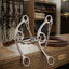 Lifestyle photo of Classic Equine Sherry Cervi Signature Collection Gag Bit - Long Shank, Twisted Wire Dogbone, Stainless Steel