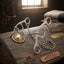 Lifestyle photo of Classic Equine Sherry Cervi Gag Bit - Twisted Wire Dogbone, Copper Diamond, 6" Short Shank, Stainless Steel
