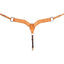 Martin Saddlery 2.75-Inch Western Roughout Leather Horse Breastcollar - Hermann Oak, Horse Size