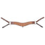 Martin Saddlery 4-Inch Heavy Duty Steer Roper Breastcollar - Doubled and Stitched Roughout Leather
