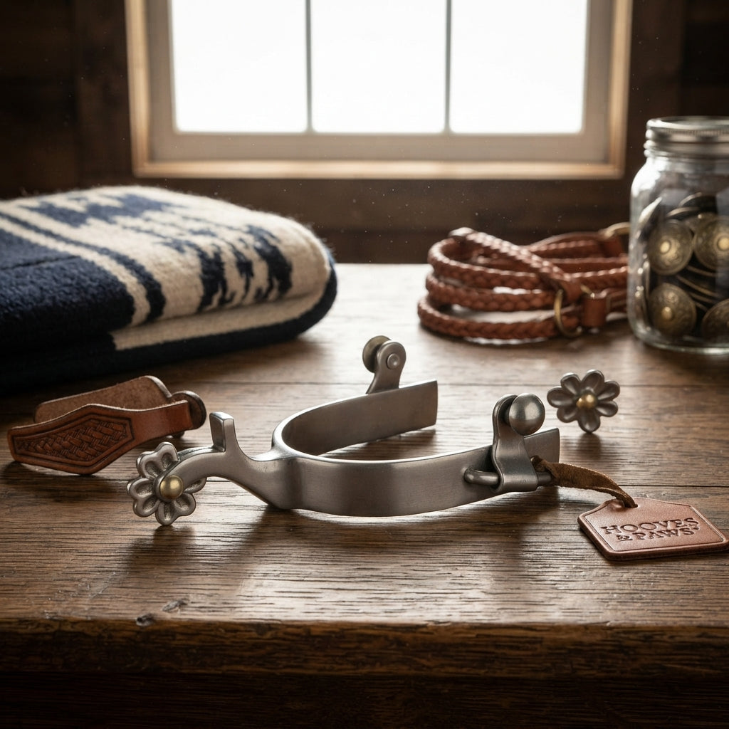 Lifestyle photo of Professional's Choice Brittany Pozzi Floral Row Spur