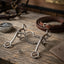 Lifestyle photo of Professional's Choice Derby Bit - 6.75" Shank Twisted Wire Low Port Mouthpiece for Finished Horses