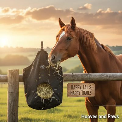 Professional's Choice Hay Bag - 600D Nylon Slow Feeder with Mesh Bottom