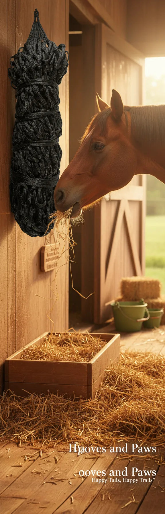Cashel Hay Net - Slow Feeder Horse Forage Net - 3-Flake Capacity - Multiple Colors