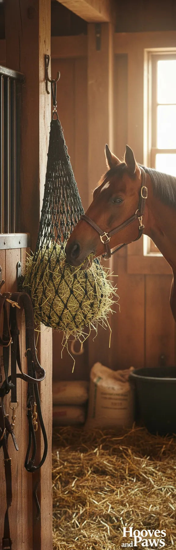 Cashel Hay Net - Slow Feeder Horse Forage Net - 3-Flake Capacity - Multiple Colors