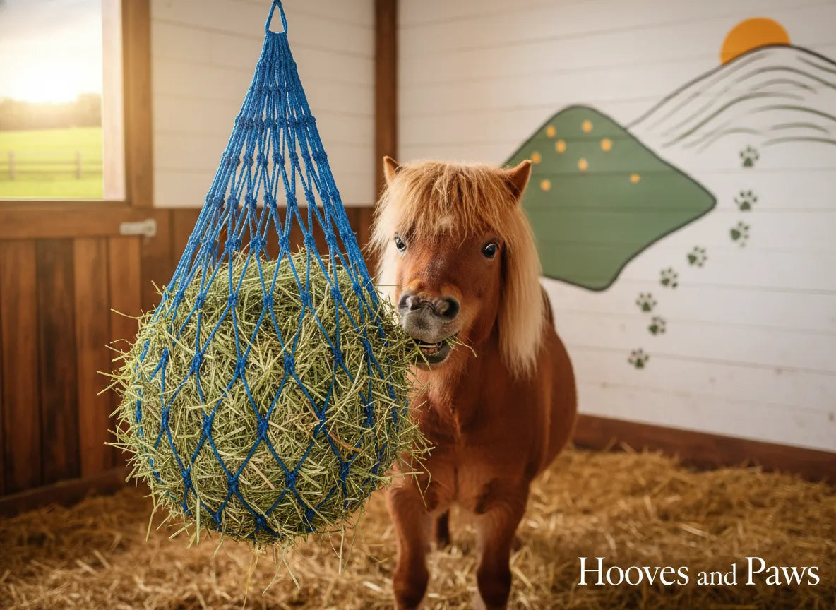 Shires Equestrian Horse Equine Shires Premium Haynet Poly Cord 2" Hole Haylage Net 1024