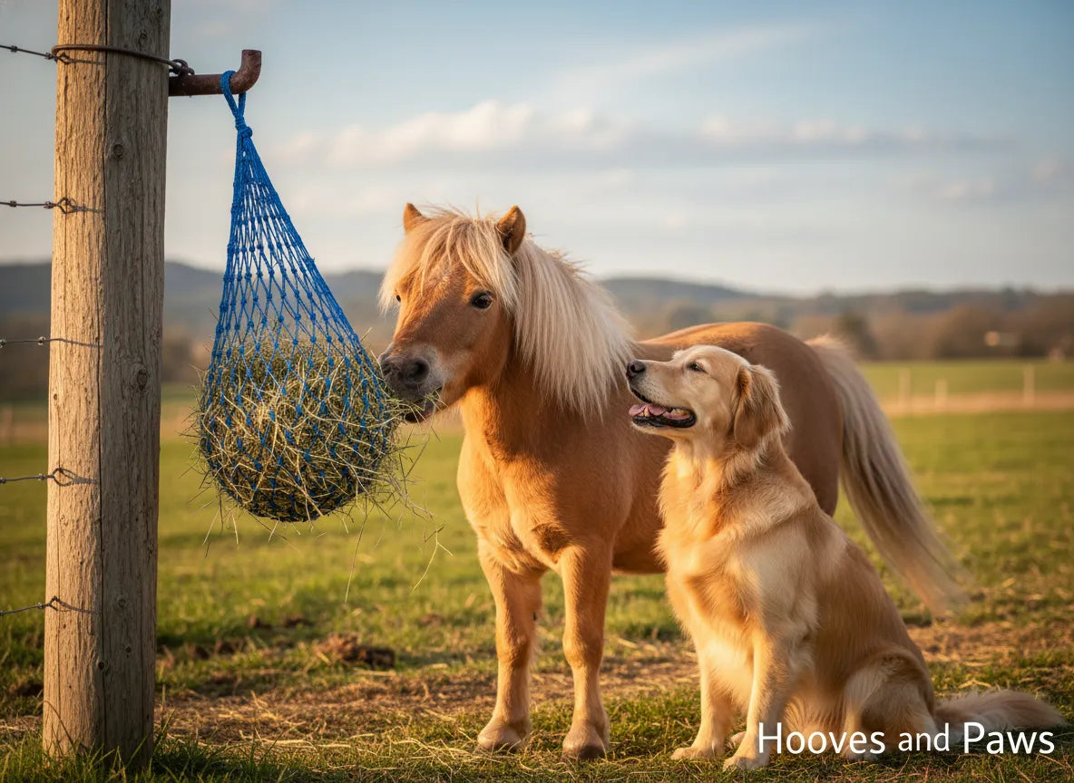 Shires Equestrian Horse Equine Shires Premium Haynet Poly Cord 2" Hole Haylage Net 1024