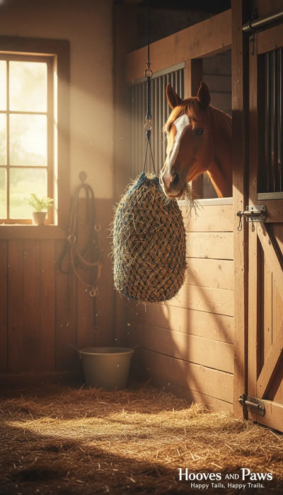 Shires Deluxe Haylage Net Red/Black 45" Haynet 3 Pack #1022