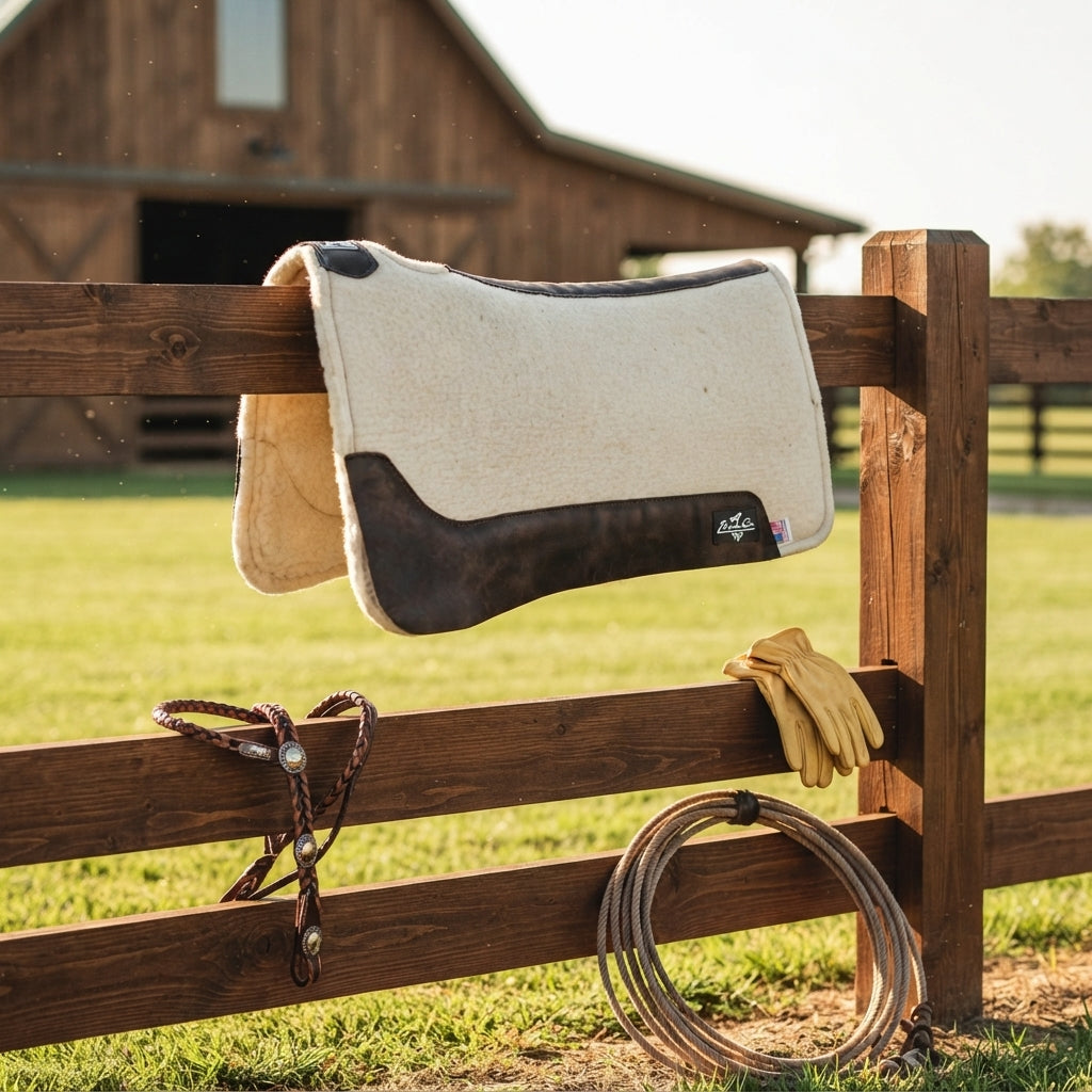 Lifestyle photo of Professional's Choice Cowboy Felt Roper Close Contact Pad