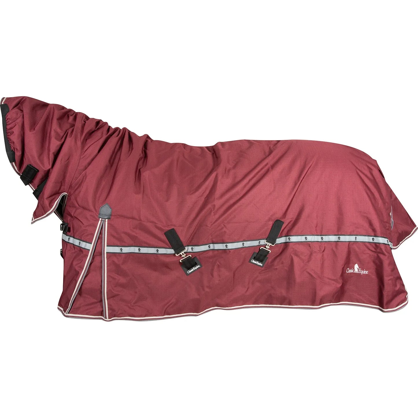 Classic Equine 10K Cross Trainer Waterproof Hooded Winter Horse Blanket - 1200D 300g - Multiple Sizes