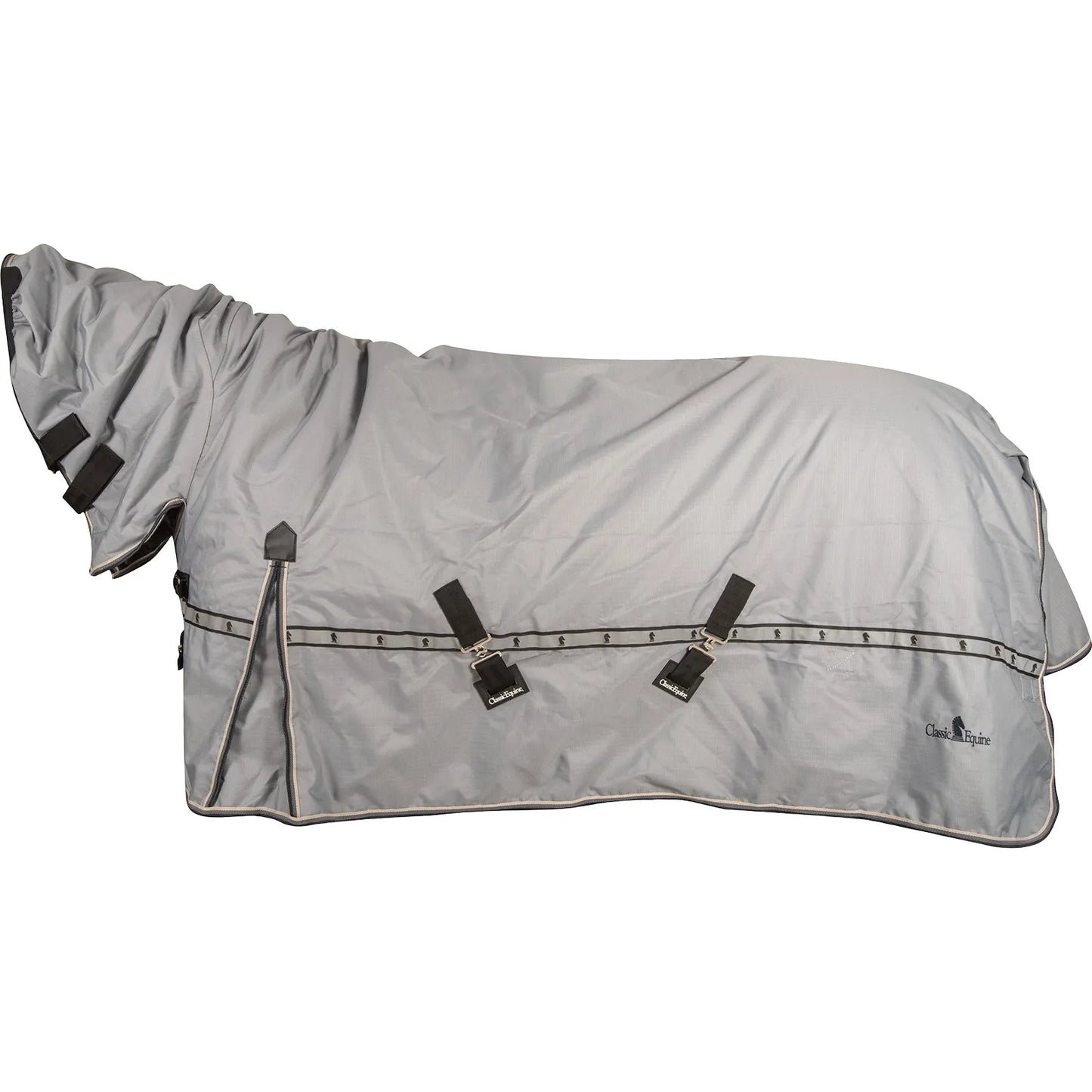 Classic Equine 10K Cross Trainer Waterproof Hooded Winter Horse Blanket - 1200D 300g - Multiple Sizes