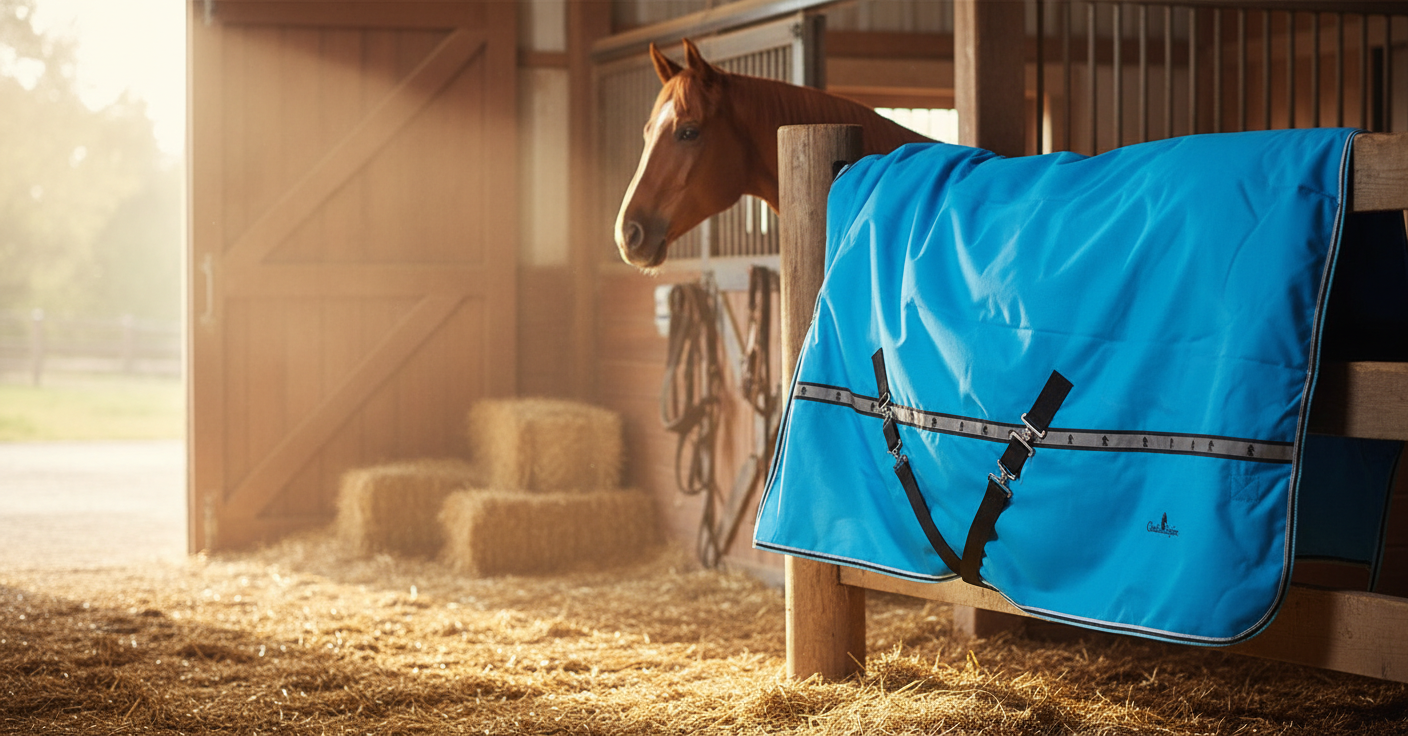 Classic Equine 10K Cross Trainer Waterproof Hooded Winter Horse Blanket - 1200D 300g - Multiple Sizes