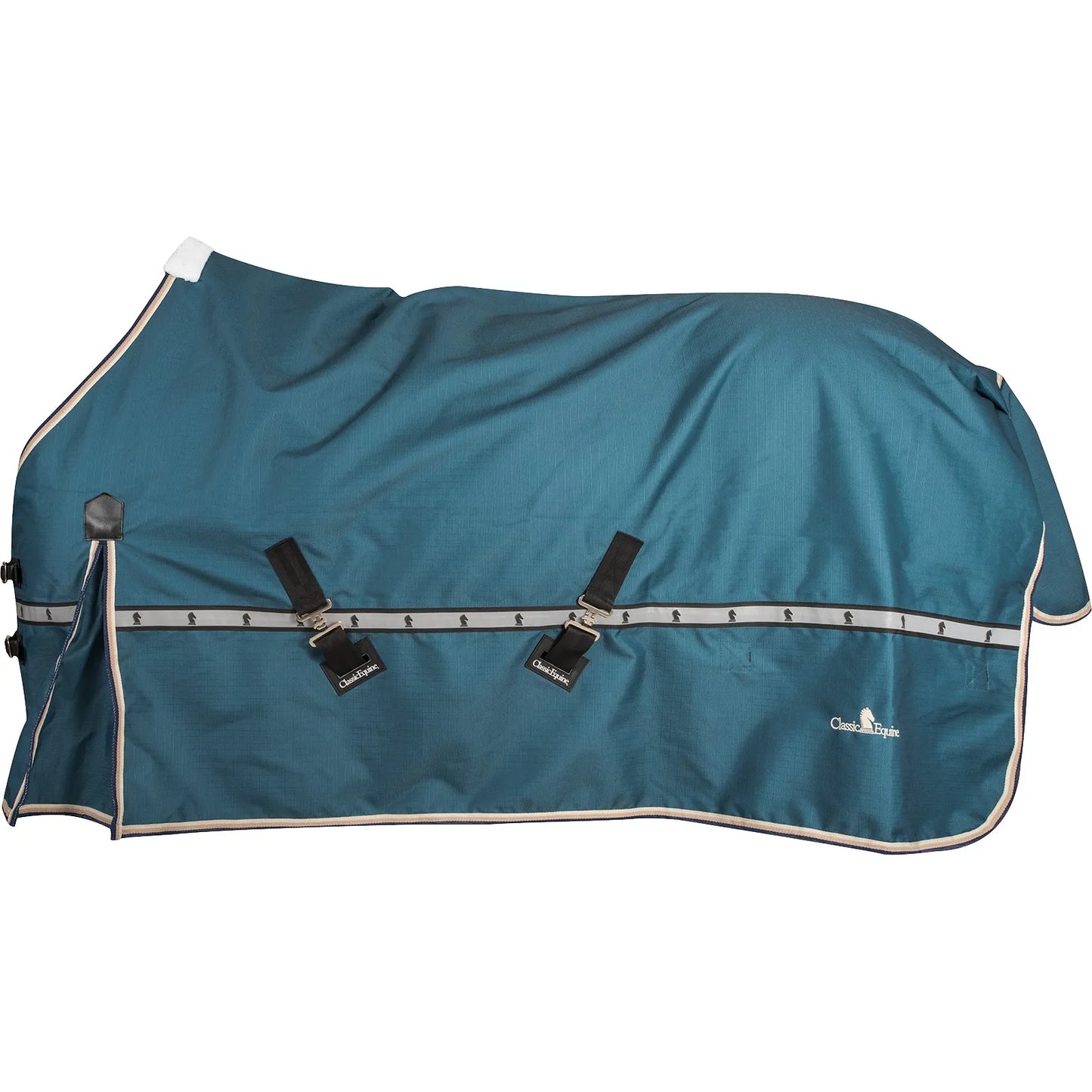 Classic Equine 5K Cross Trainer Winter Horse Blanket - 1200D 100g Standard Neck Turnout Rug - Multiple Sizes