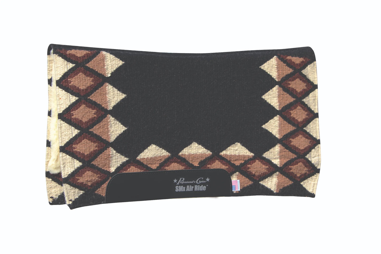 Professional's Choice SMx Air Ride Contoured Western Saddle Pad - 33" x 38" Merino Wool