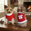 Lifestyle photo of Doggie Design Red Rudolph Holiday Dog Sweater - Extra-Thick Acrylic Knit - Multiple Sizes