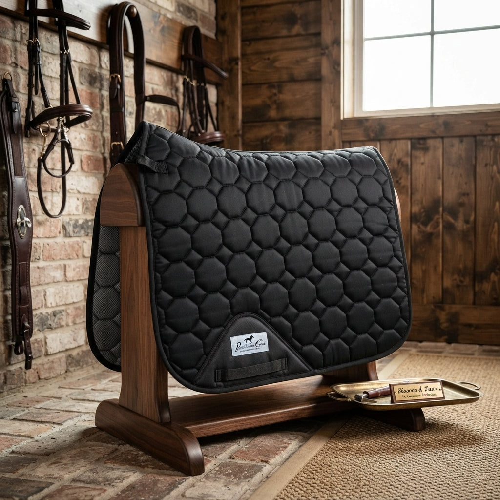 Lifestyle photo of Professional's Choice Dressage Pad - High-Performance English Saddle Pad, 24" x 21.5"