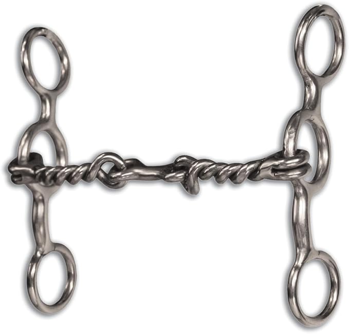 Equisential by Professionals Choice Equine Performance Short Shank Dogbone Bit - Hooves and Paws