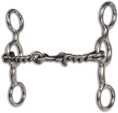 Equisential by Professionals Choice Equine Performance Short Shank Dogbone Bit - Hooves and Paws