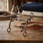 Lifestyle photo of Professional's Choice Equisential Dogbone Bit - Sweet Iron with Copper Inlays, Long Shank