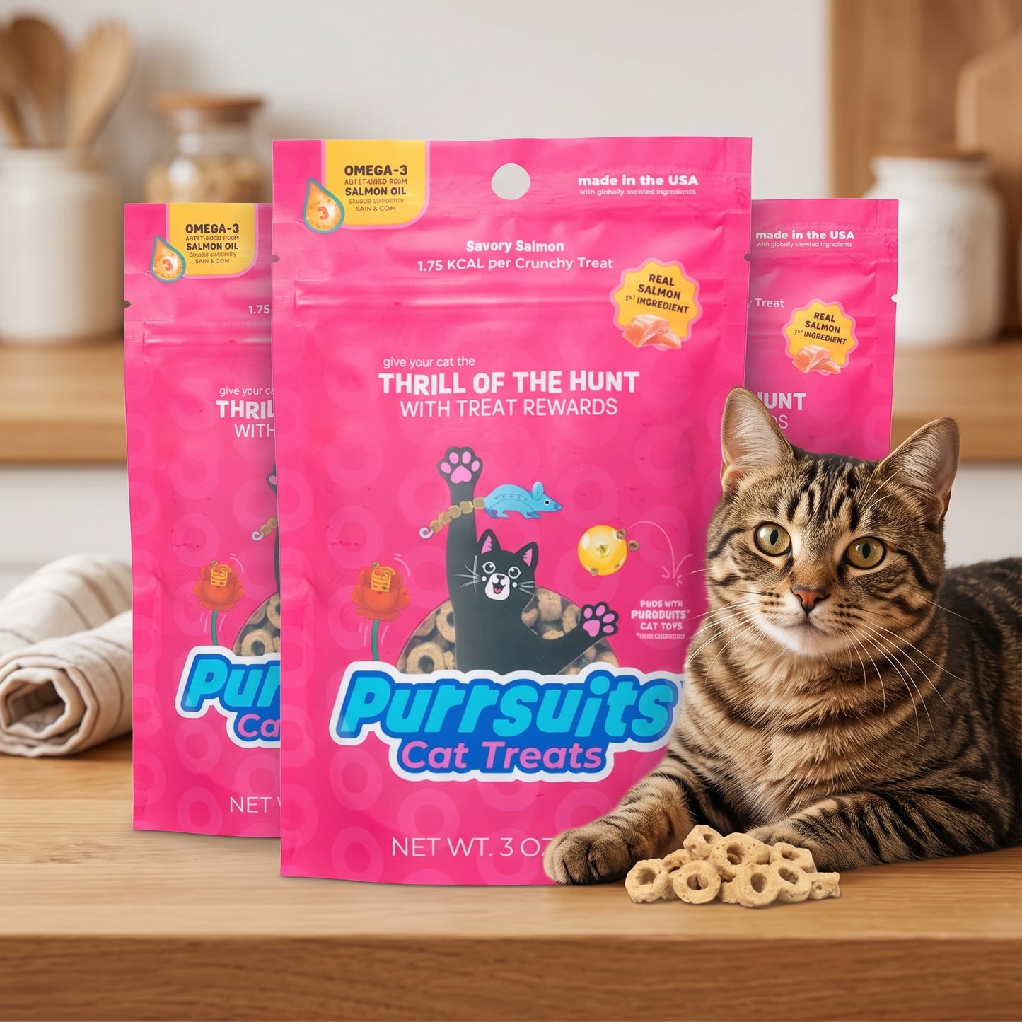 Giddy Kitty Cat Toys and Treats - Premium Interactive Play & Healthy Snacks for Your Barn Cat