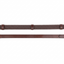 Shires Avignon Rubber Reins with Leather Stoppers - Premium High-Grip English Riding Reins