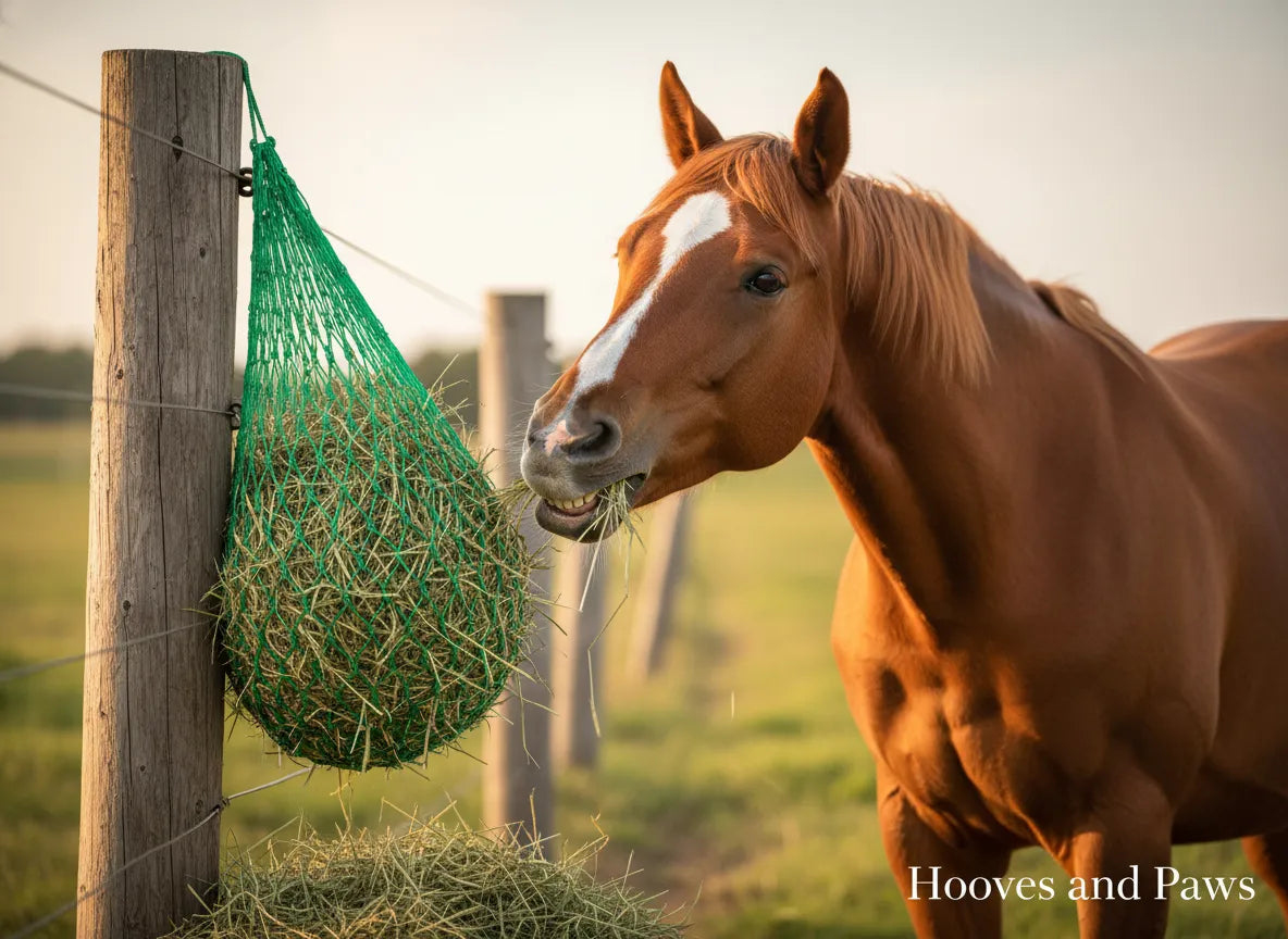 Shires Equestrian Horse Equine Shires Premium Haynet Poly Cord 2" Hole Haylage Net 1024
