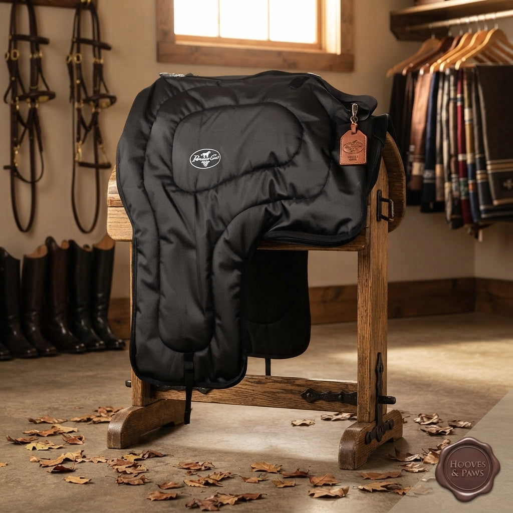 Lifestyle photo of Professional's Choice Western Saddle Case - Padded Travel Bag