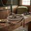 Lifestyle photo of Classic Equine 3-Tone Rope Halter Set with 9-Foot Lead