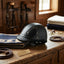 Lifestyle photo of Cashel Horse Helmet - Black, One Size Fits Most - Impact Protection for Trailering, Loading, and Stable Safety