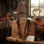 Lifestyle photo of Martin Saddlery Split Ear Harness Leather Headstall with Cart Buckles - Multiple Sizes
