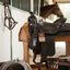 Lifestyle photo of Classic Equine Rope Cattle Prod Holder - Handcrafted Heavy-Duty Tool Holster for Belt, Saddle, or ATV