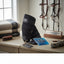 Lifestyle photo of Professional's Choice Black Hock Ice Boot - Standard Size for Targeted Equine Cold Therapy & Recovery