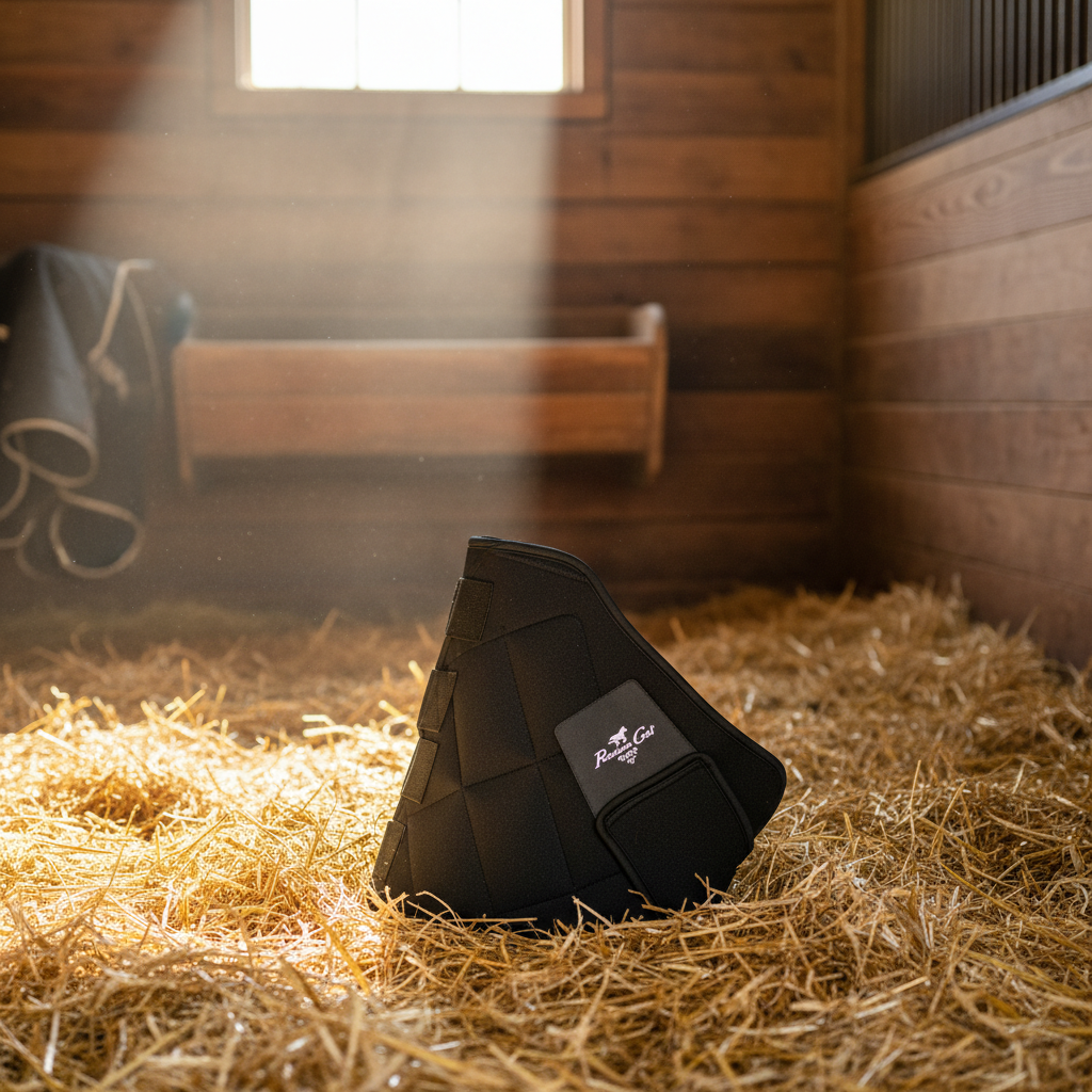 Professional's Choice Stifle Ice Wrap for Horses and Dogs - Targeted Cold Therapy Compression with Adjustable Straps & Pliable Cold Capsules