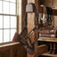 Lifestyle photo of Professional's Choice Roughout Bronc Halter - Chocolate Leather